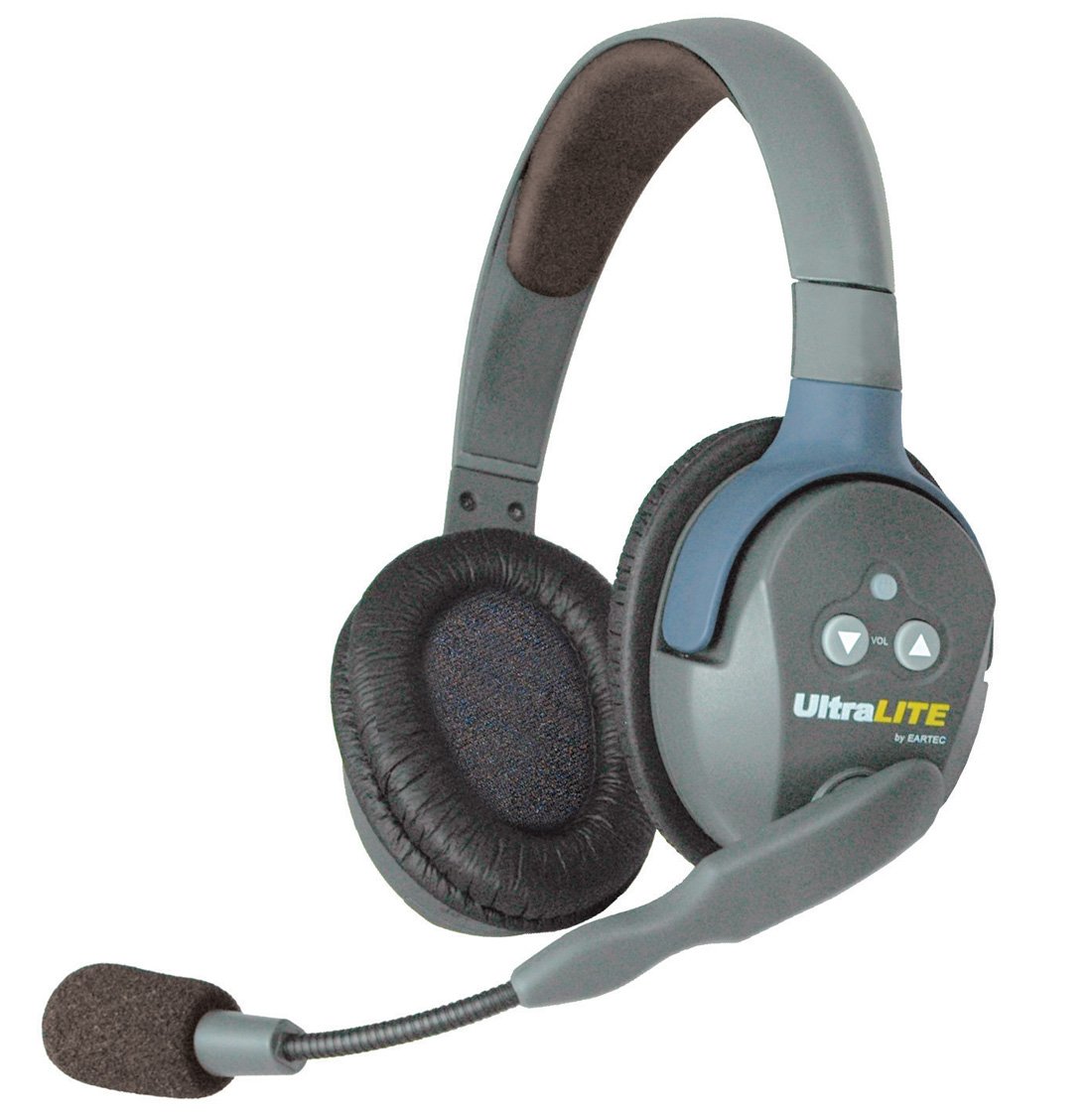 EARTEC UL321 Ultralite-HD 3-Person Full Duplex Wireless Intercom Headset Communication System, Single and Dual Ear Headsets, Up to 1000ft Range, U.S. Company