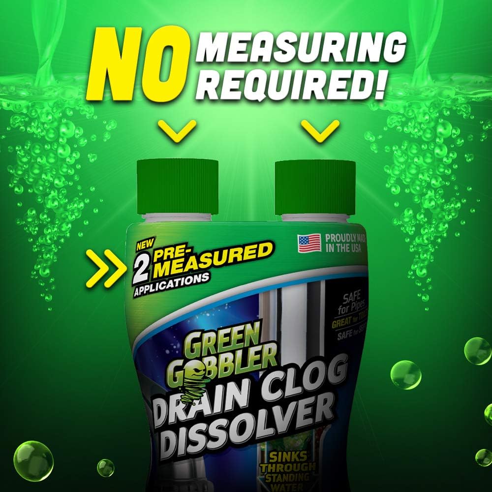Green Gobbler Drain Clog Dissolver, 31 oz: Home Improvement