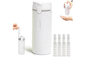 4-in-1 Travel Dispenser Bottles Set: Refillable,Leak Proof Squeeze Bottles for Toiletries-Portable Travel Containers for Sham