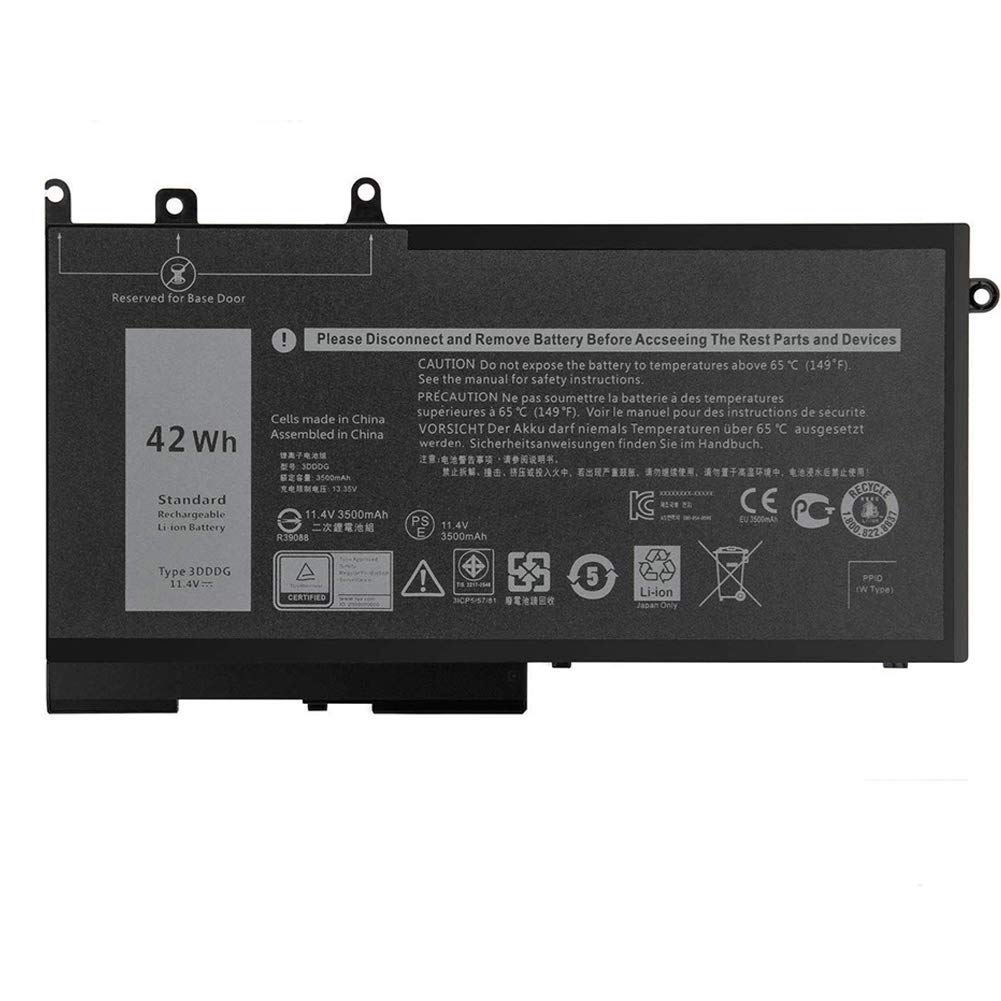 XITAIAN 11.4V 42Wh 3DDDG 03VC9Y 45N3J Replacement Laptop Battery for Dell Latitude 15 3520 3530 M3520 12 5280 E5280 14 5480 E5480 15 5580 E5580 Series