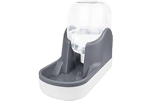 Lydia's Deal Automatic Water Dispenser for Dogs and Cats,1 Gallon Gravity Water Bowl Pet Waterer Pet Water Dispenser for Small Medium Large Dogs and Cats
