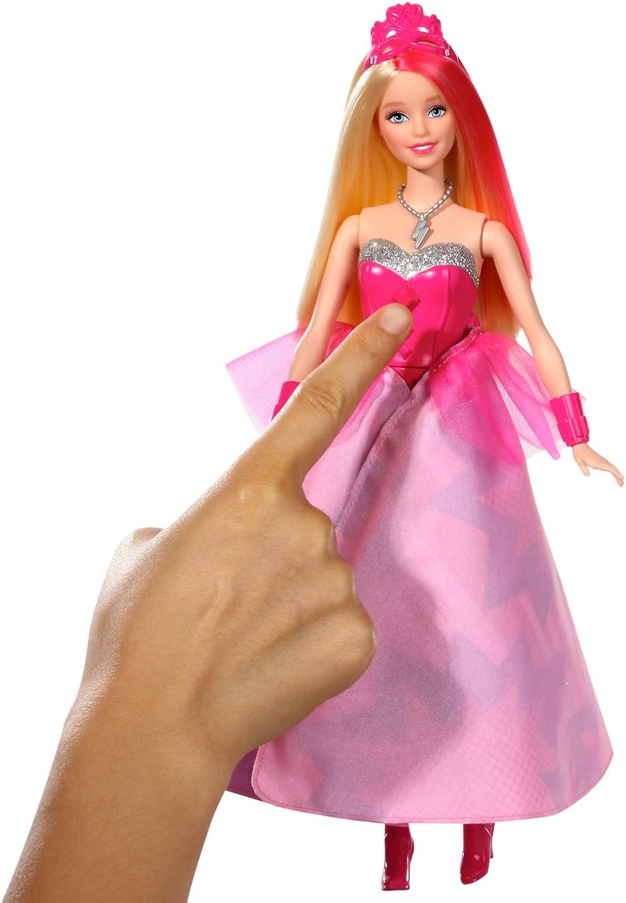 Barbie in Princess Power Super Sparkle 2-in-1 Doll, Transparent, standard size - Image 4