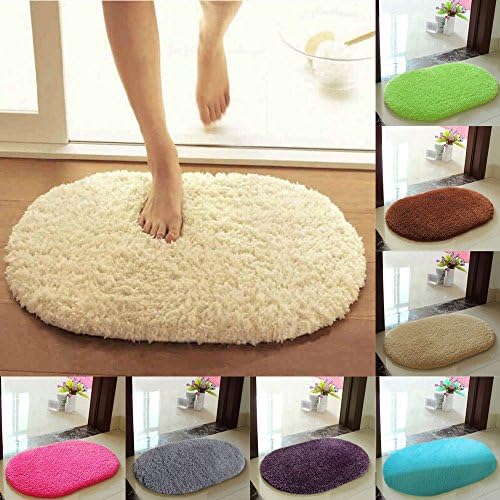 LARARHEE-Absorbent Soft Bathroom Bedroom Floor Non-slip Mat Memory Foam Bath Shower Rug