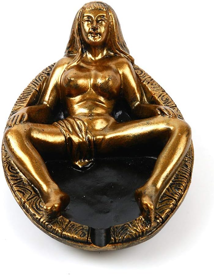 Novelty Creative Sexy Girl Ashtray Resin Indoor Ashtray Home Office Decoration Desktop Smoking Ash Tray Outdoors Portable Cigarettes Ashtray - Image 4
