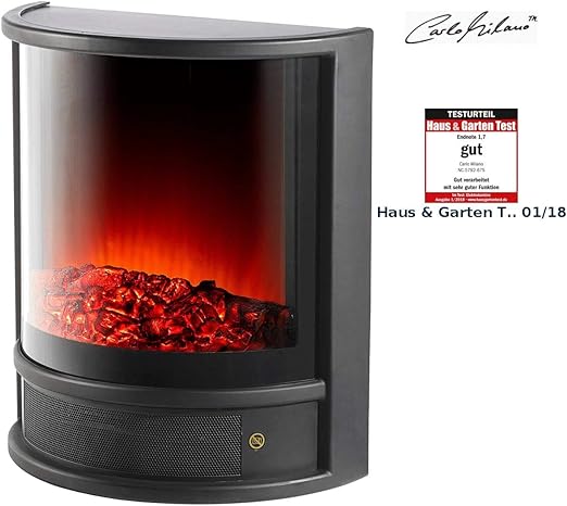 Carlo Milano Elektroofen Eleganter Elektro Kamin Thar Mit 1 700 Watt 2 Heizstufen Thermostat Elektrischer Kamin Amazon De Kuche Haushalt