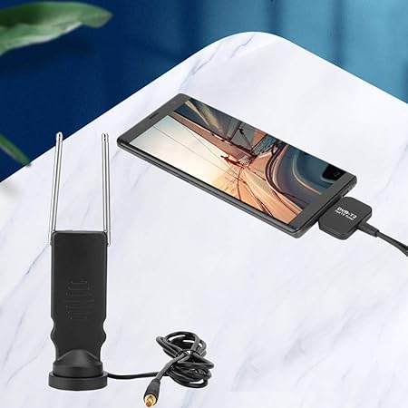 Antenne De Television Dvb T Dvb T2 Recepteur De Television Mobile Avec Double Antenne Cle De Television Tnt Portable Pour Tablette Smartphone Android Amazon Fr High Tech