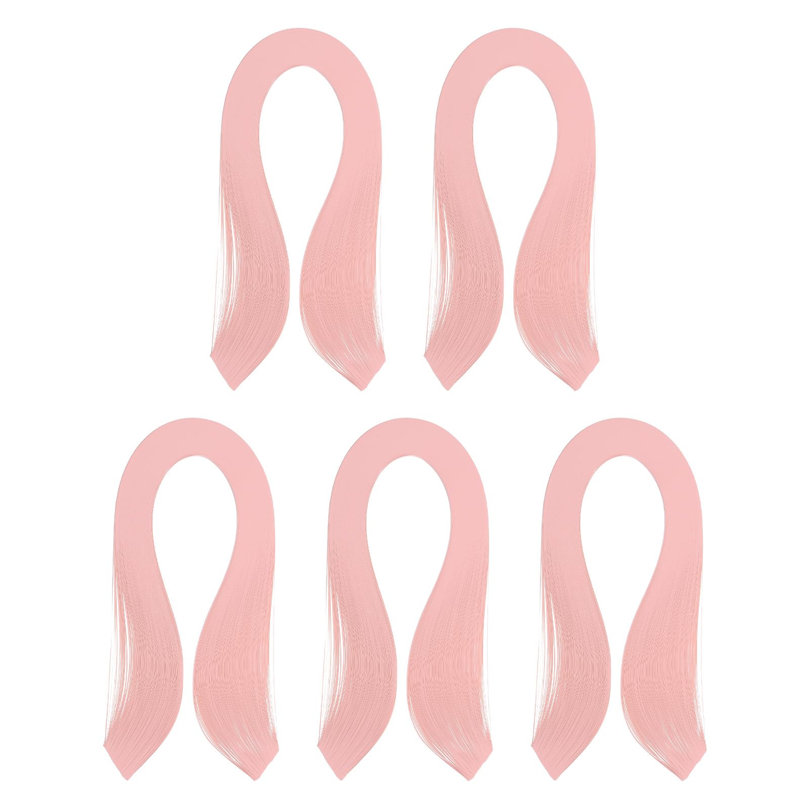 PATIKIL 600pcs Quilling Strips Paper 1/8"(3mm) 39cm Origami Paper Quilling Strip for Art DIY Hand Craft Christmas, Light Pink