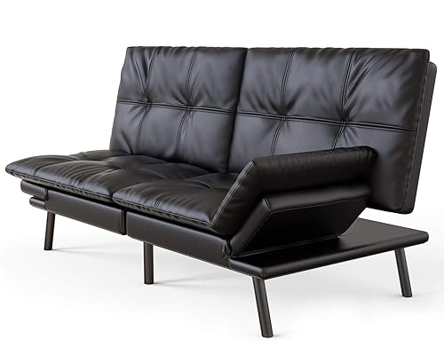 Futon Sofa Bed Memory Foam Couch Sleeper Daybed Foldable Loveseat