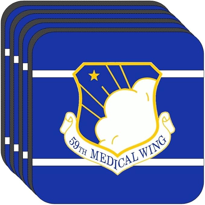 59th Medical Wing US Air Force Set of 4 Coasters Coasters