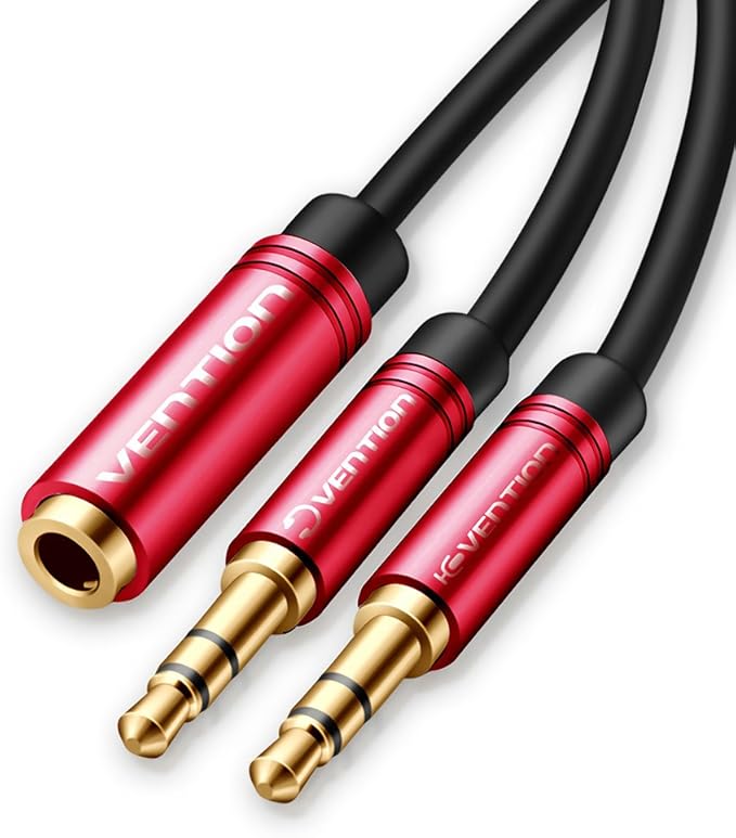 KabelDirekt Adattatore Y Jack 3,5 Mm | Sdoppiatore Audio Per 2 Cuffie | 10 Cm, Nero - Foto 11