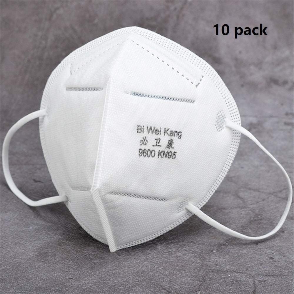 Dust Masks Disposable Anti Pollution Mask, KN95, safety mask 5 Layer Air Filter(10pack)
