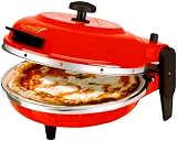 Elitalia Pizza Napoli Oven Red Chamotte Stone 450C 8 Mins 2 Peels 1200W view 1
