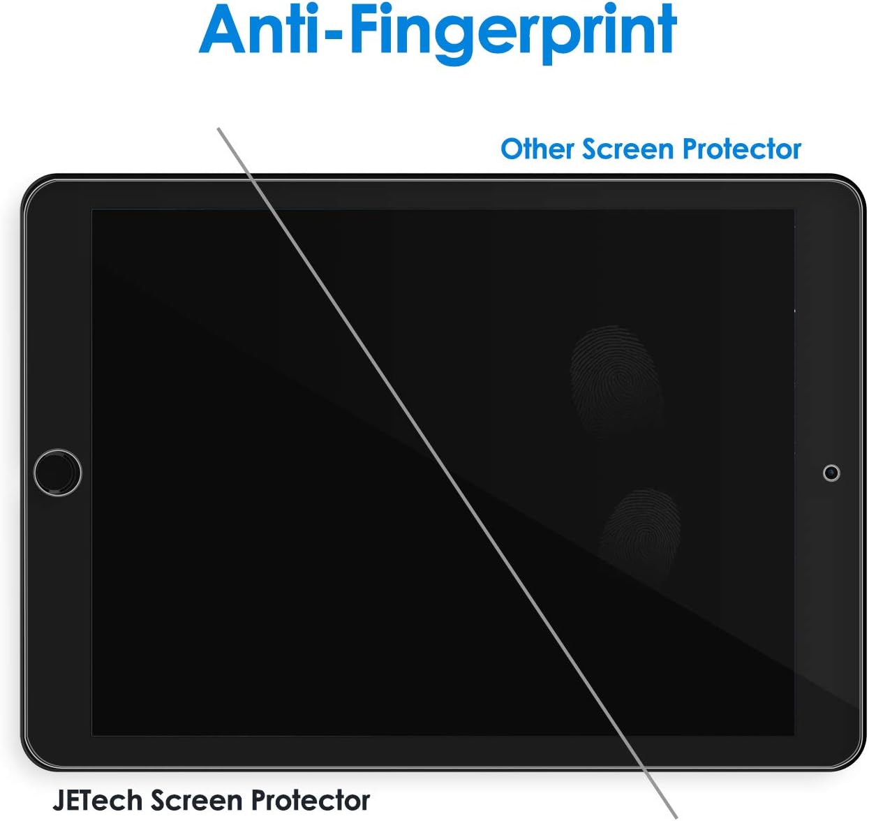 JETech Screen Protector for iPad (9.7-Inch, 2018/2017 Model, 6th/5th Generation), iPad Air 1, iPad Air 2, iPad Pro 9.7-Inch, Tempered Glass Film: Computers & Accessories