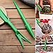 Garden Flower Plant Grass Seed Dispenser,Mini Garden Hand Tool Plant Sets Adjustable Size Disseminator Seeding Sower Dibber and Widger Hole Puncher with Plant Label State Tags(Green)