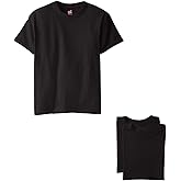 Hanes Big Boys' Nano Premium Cotton T-Shirt Pack of 3