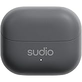 Sudio D1 True Wireless Earbuds - Bluetooth 5.4, ENC Noise Isolation, Touch Controls, 6.5H Playtime, USB-C Fast Charging, Voice Assistant Compatible for iOS & Android.