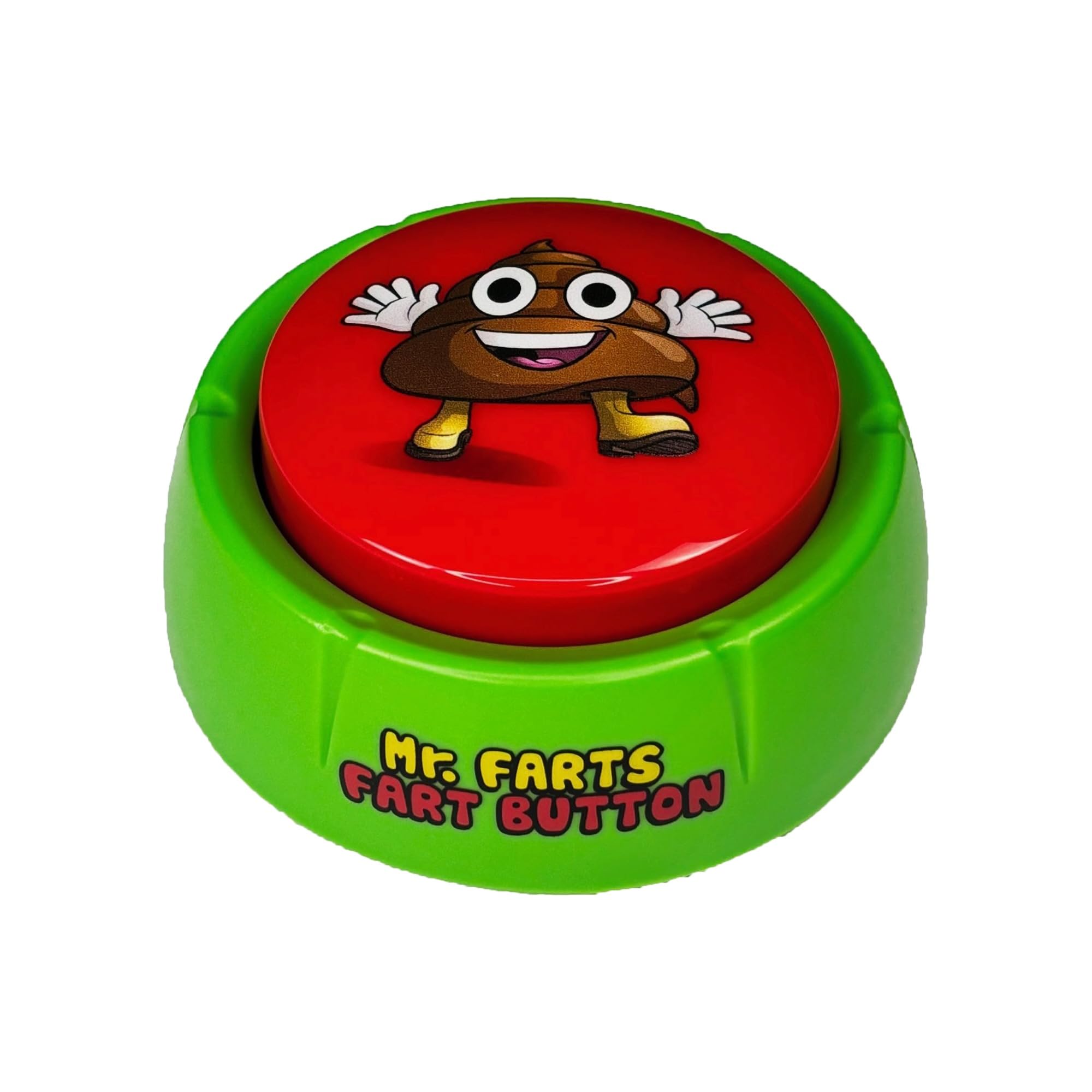 Mr. Farts Button – 101 Hilarious Fart Sounds – Funny Prank Toy & Joke Gift for Kids & Adults – Fart Noise Machine, Gag Button, Stocking Filler & Secret Santa Gift