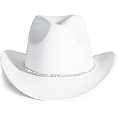 Lisianthus Sparkly Rhinestone Shiny Western Cowboy Cowgirl Hat for Women and Men