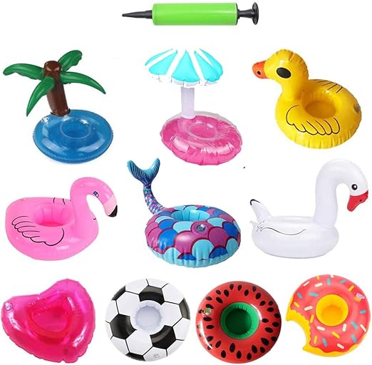 inflatable drink holders for pool