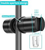 Joyoldelf Shower Head Holder Chrome 19-25 mm Adjustable Bracket view 4