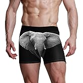 SUABO Men's Father's Valentines Boxer Briefs No Ride-up Comfortable Breathable 1 Pack Underwear