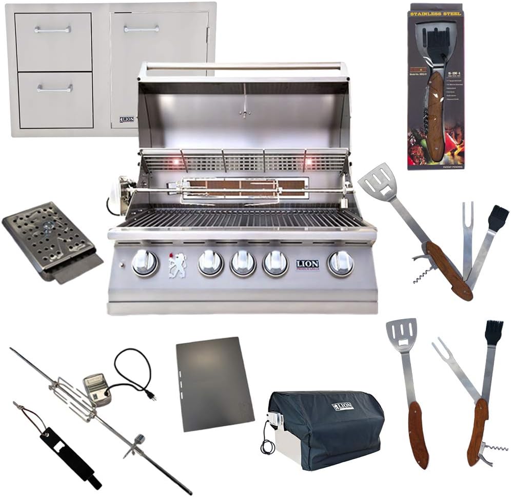 Review Lion Premium Grills 32Inch Liquid Propane Grill L75000 and Lion