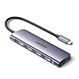 UGREEN Revodok USB C Hub 6 in 1 USB C Dongle 4K
