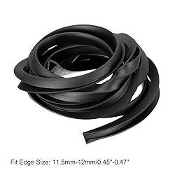 uxcell U Channel Edge Trim, 11.5ft Length Rubber