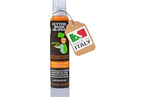 GREENER CHEF Italian Walnut Cutting Board Oil Spray Used for Conditioning Bamboo Wood Chopping Boards and Wooden Utensils - Ideal for Health Conscious Chefs