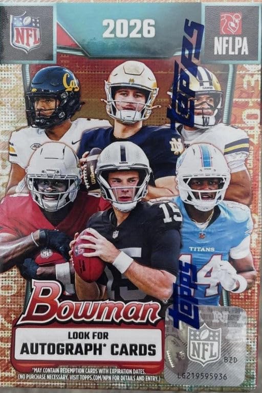 2026 Bowman Football BLASTER box (6 pks/bx)