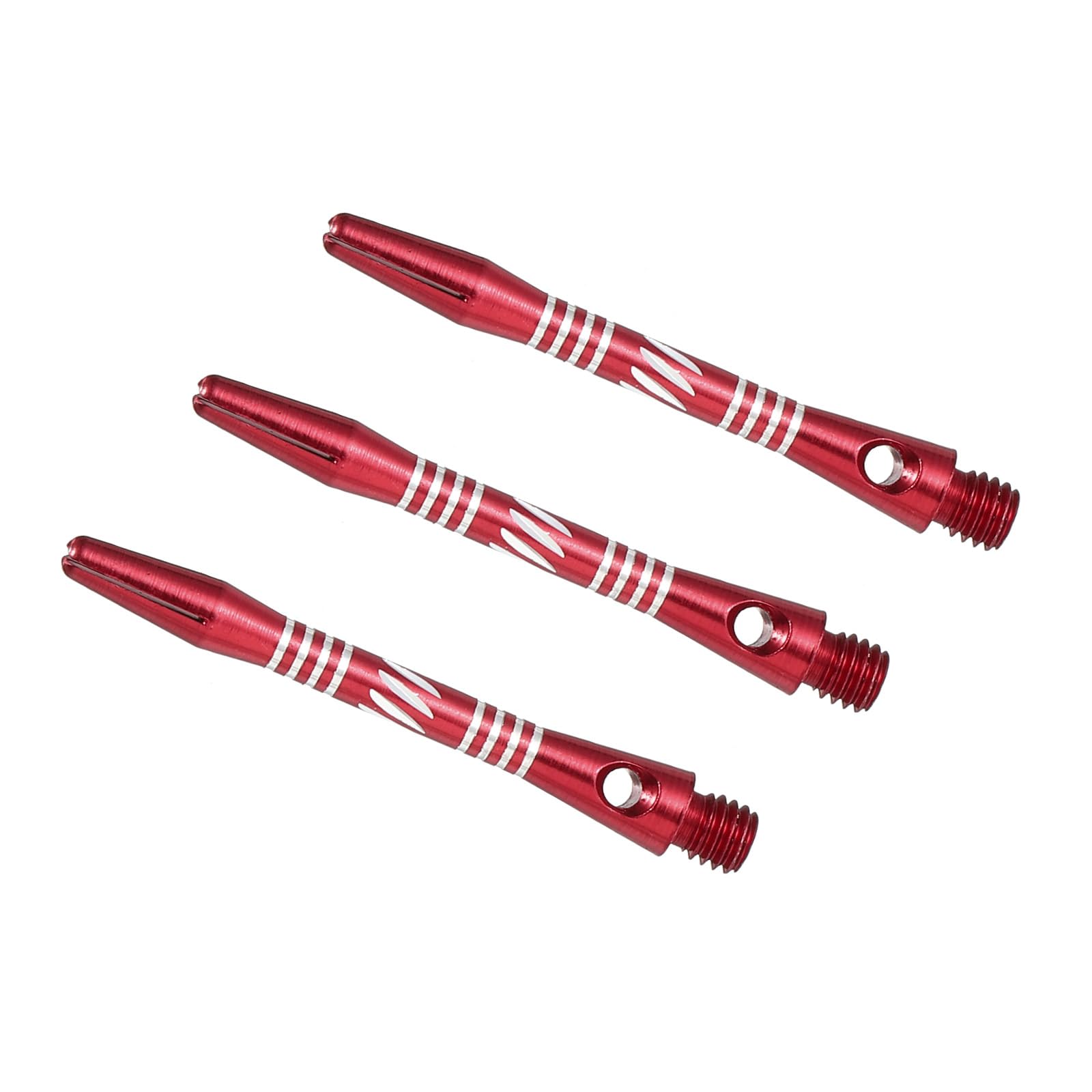 PATIKIL Dart Shafts 41mm/1.6 Inch, 3 Pack 2BA Thread Aluminum Dart Stems Dart Accessories for Steel Tip, Red