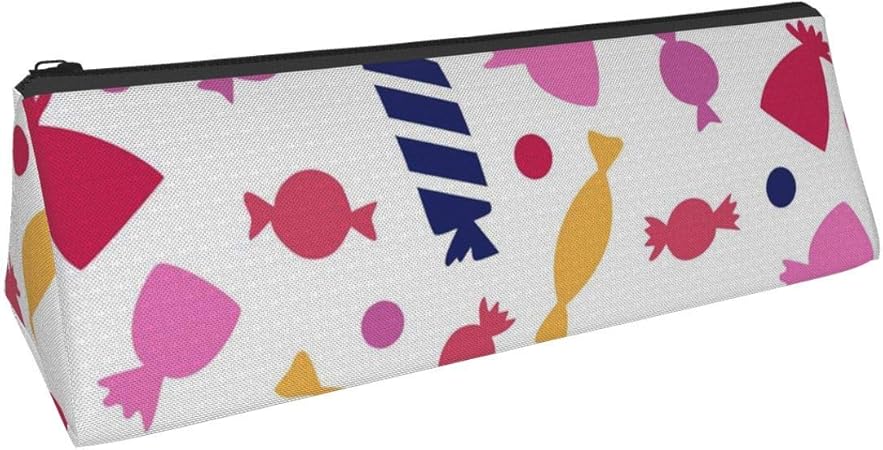 Amazon 鉛筆ケース 三角形 鉛筆ポーチ キャンディー 飴 カラフル ペンポーチ ペンケース ペンバッグ ペン入れ 筆箱 軽量 文房具 ペン袋 多機能 筆袋 文具ケース 鉛筆ケース 筆入れ おしゃれ シンプル 収納バッグ ペン差し 小物入れ ペンケース 文房具 オフィス用品