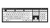 Logickeyboard with Braille 6 dot Alphabet & Large
