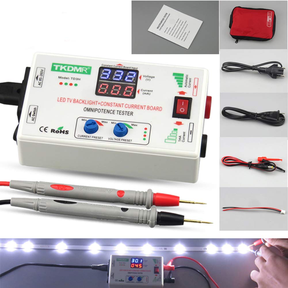 TKDMR 0-330V Smart-Fit Manual Adjustment Voltage TV LED Backlight Tester  Current Adjustable Constant Current Board(LED Driver Board Test) LED Lamp  Beads ...