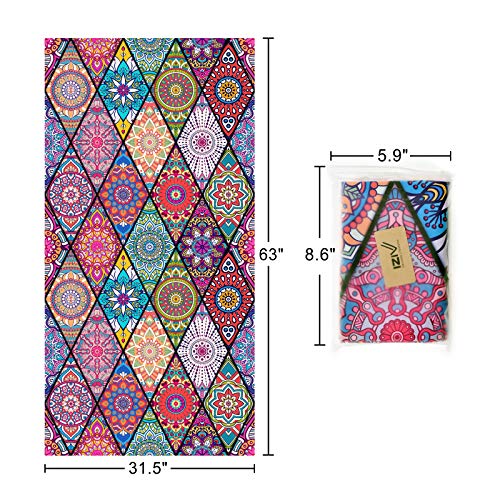 Microfiber Beach Towel Oversized Sand Proof - iZiv 63\