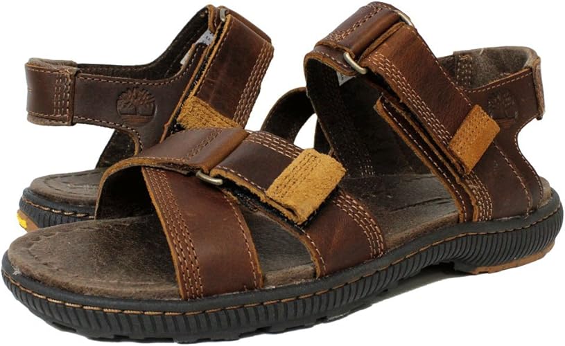 Amazon ティンバーランド メンズ レザーサンダル スポーツ ストラップ サンダル 革 レザー Earth Keepers Hollbrook Sandal Brown ブラウン 7712a 27 0cm Timberland ティンバーランド ウォーターシューズ