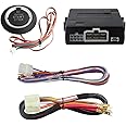 EASYGUARD ES002 Universal Push Engine Start Button with Remote Engine Start for Automatic Transmission car Optional Compatible with car Alarm System DC12V