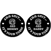 Valentine's Day Funny Baby Gift New Dad Mom Parents Decision Coin Gift for Dad Mom to be Pregnancy Gifts for First Time Mom Dad Daddy Mummy, Baby Shower Announcement, New Parents Gifts for Fathers Day