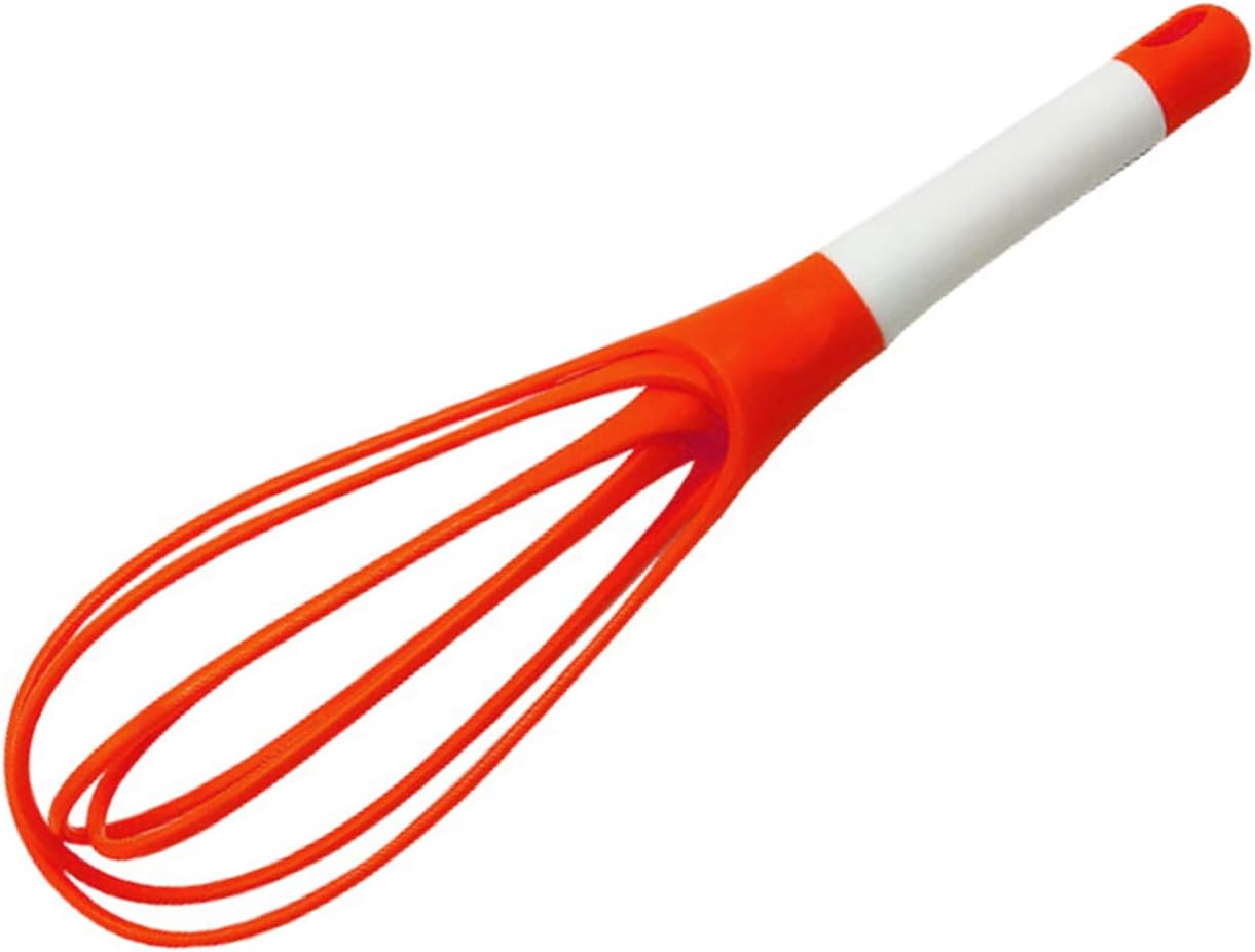 Tamikg Folding Egg Beaters Silicone 2-in-1 Hand Egg Mixer Cream Blender Manual Kitchen Gadgets Hand Blender Handheld Milk Frother