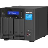 QNAP TVS-h474-PT-8G-US 4 Bay High-Speed Desktop NAS with Intel Pentium Gold 2-core CPU, 8GB DDR4 Memory, 2.5 GbE Networking and PCIe Gen 4 expandability (Diskless)