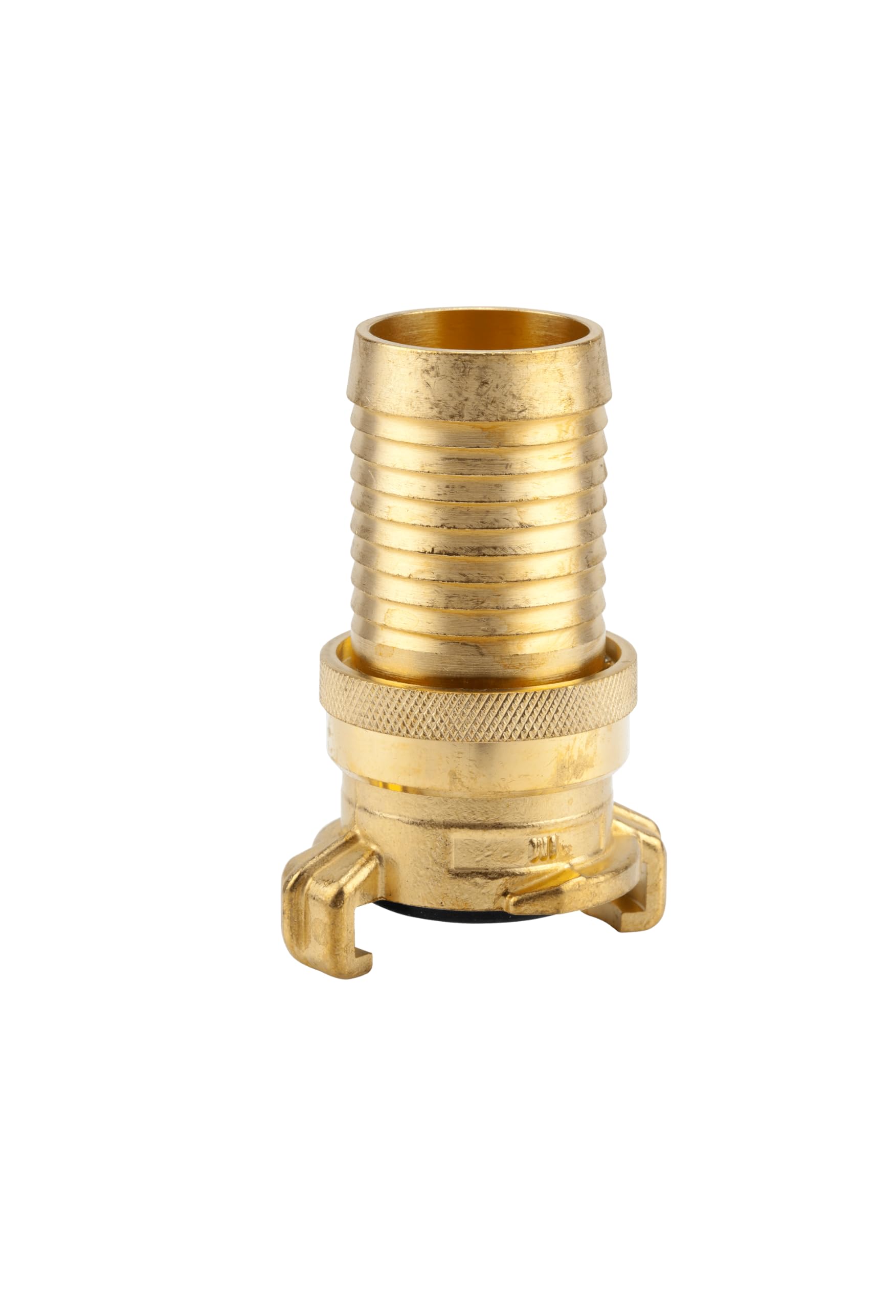Gardena Brass Suction and High-Pressure Coupling for 32 mm (1 1/4 Inch) - Tubing: Coupling for Hoses and Suction Lines, up to 40 Bar, Solution Safe (7122-20)