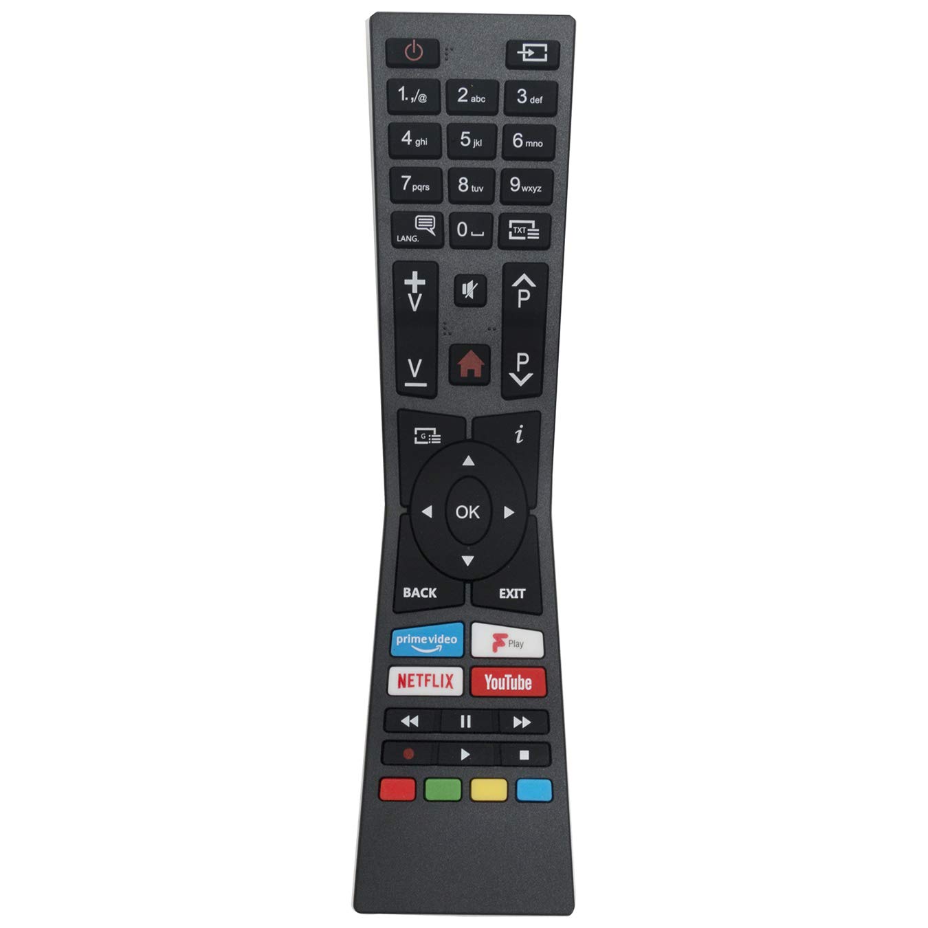 VINABTY RMC3338 RM-C3338 Replacement Remote Control Fit for JVC Smart TV LT-24C680 LT-24C681 LT-24C685 LT-24C686 LT-32C690 LT-32C691 LT-32C695 LT-32C696 LT-32C790 LT-32C795 LT-40C790 LT-40C890