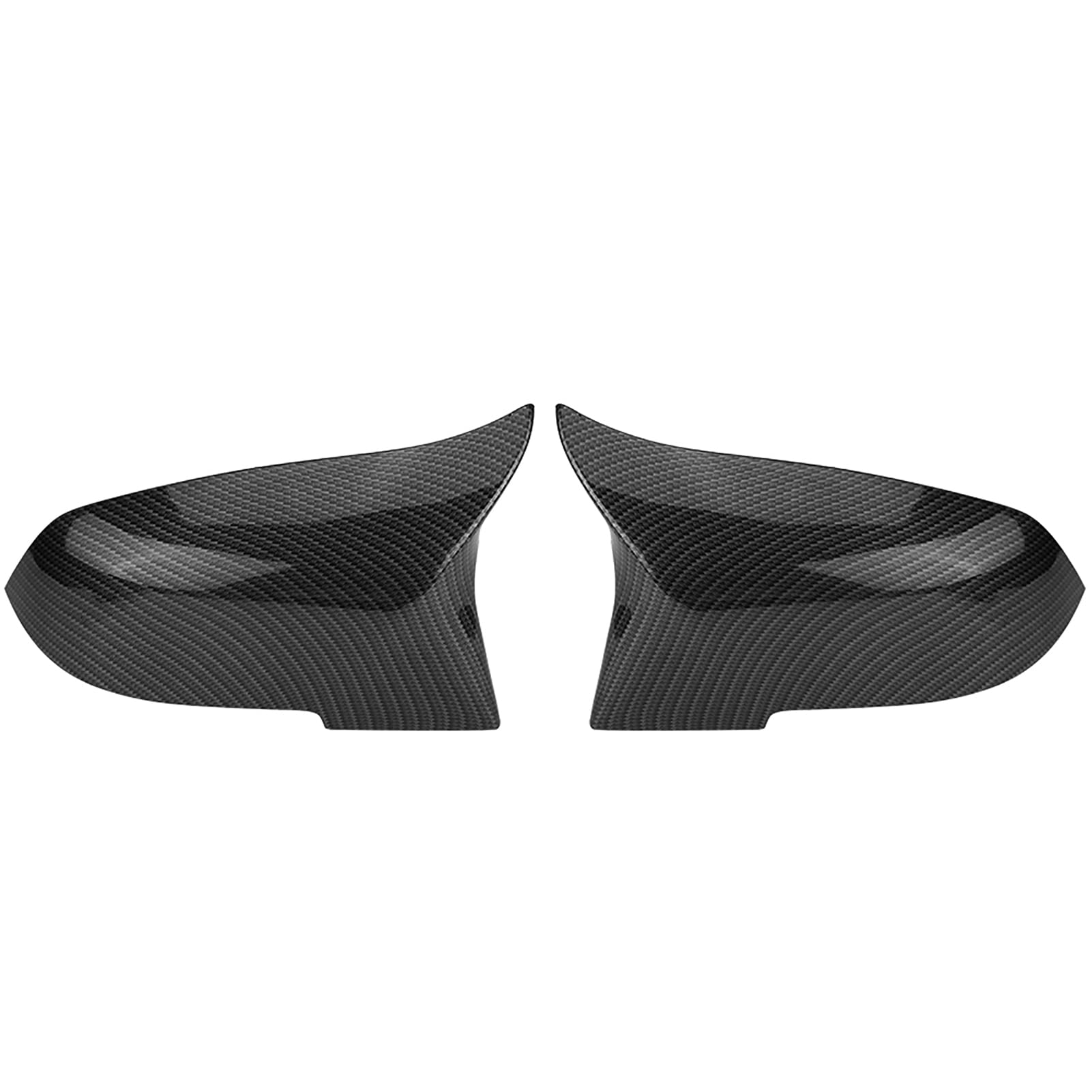Rearview Mirror Cover, 1 Pair Carbon Fiber Car Rearview Mirror Cover Side Wing Mirror Cover Caps for F20 F21 F22 F30 F32 F33 F36 X1 E84 f36