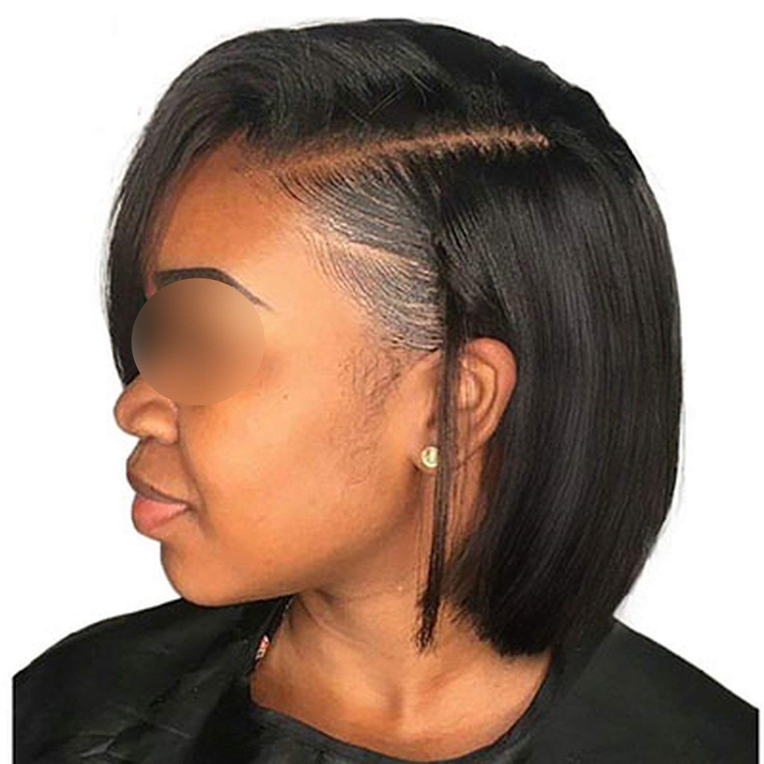 Neck Length Short Bob Hairstyles Black Woman