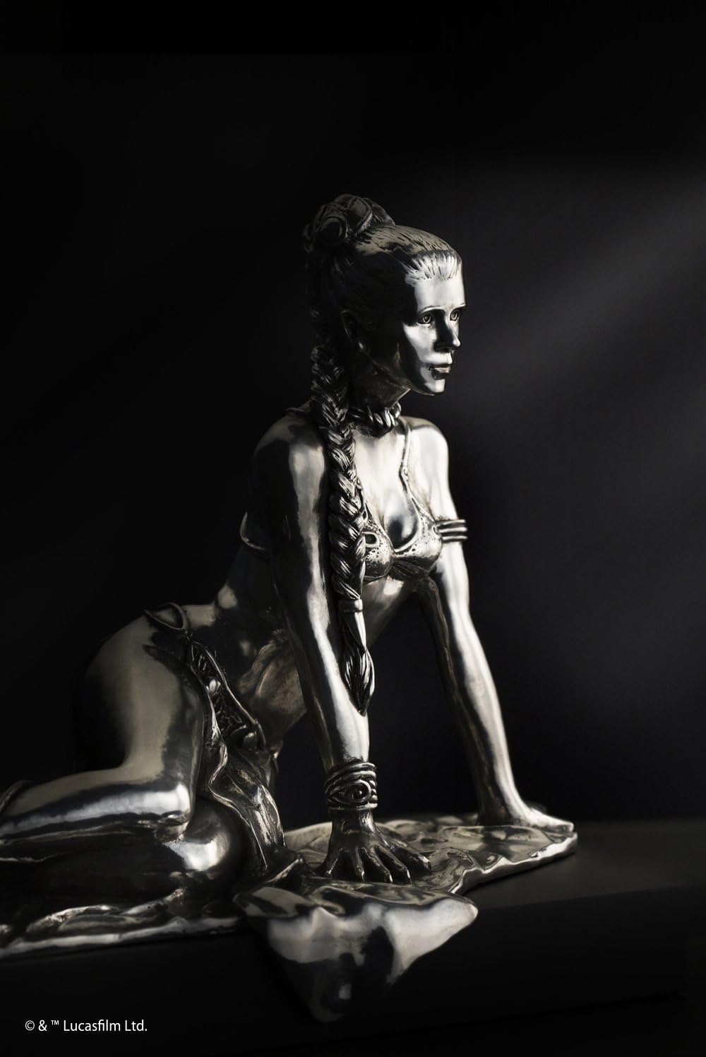 Royal Selangor Hand Finished Star Wars Collection Pewter Limited Edition Princess Leia Statue - Image 3