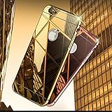 For Apple iPhone 6 / 6s Plus Luxury Air Aluminum Ultra-thin Mirror Metal bumper Case Cover for Apple iPhone 6 / 6s Plus 5.5 inch (Rose gold)