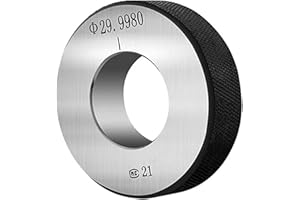 Thread Setting Ring Gauge, Inner Diameter Calibration Ring Gauge Φ2mm-80mm ±0.001mm(50mm)