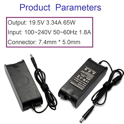 Buy 19 5v 3 34a 65w Ac Adapter Laptop Charger Compatible With Dell Latitude E6430 E6540 E6440 E7440 E7450 E7250 E6530 E5440 E5430 E5530 E6230 E6330 E5470 La65nm130 Ha65nm130 Pa 12 Power Supply Cord Online