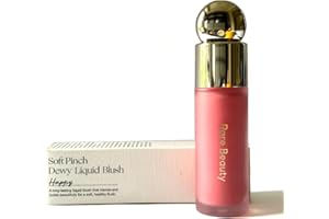 Rare Happy Face Soft & Pinch Liquid Blush, Beauty Cheek Face Blush (Happy)