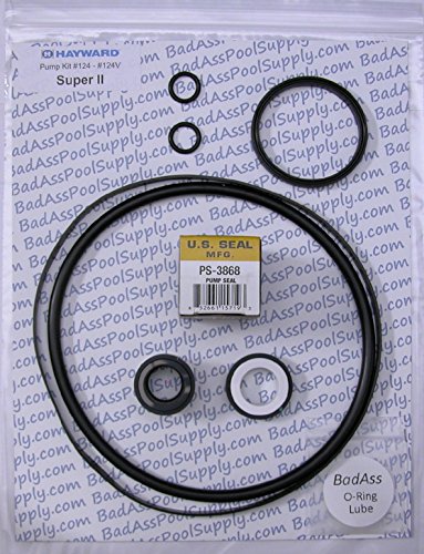 Hayward Super II Viton Saltwater & Ozone Shaft Seal Complete Pump O-Ring Rebuild Kit, SP3000 & SP3000X